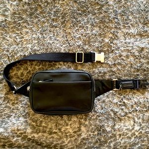 Coach leather belt bag.